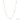 14K Yellow Gold Diamond Station Necklace